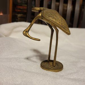 Brass Stork figurine